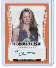 ALICIA SILVERSTONE 2020 LEAF POP CENTURY AUTOGRAPH CARD #BA-AS1 Serial #2/2