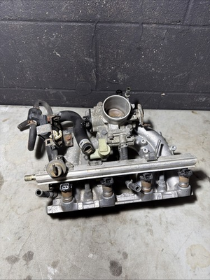 #ad D16Y7 Intake Manifold A T Oem Throttle Body TPS IACV Injectors 96 2000 Civic $199.99