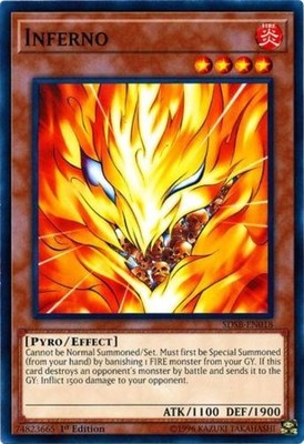 Inferno - SDSB-EN018 - Common - 1st Edition - Lightly Played