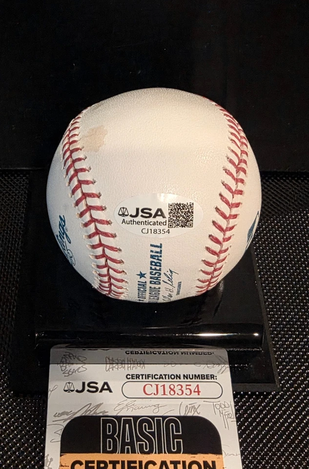 Vince Coleman Cardenales de San Luis Firmado Automático ROALB Béisbol Certificado de Autenticidad JSA Foto 2 de 3