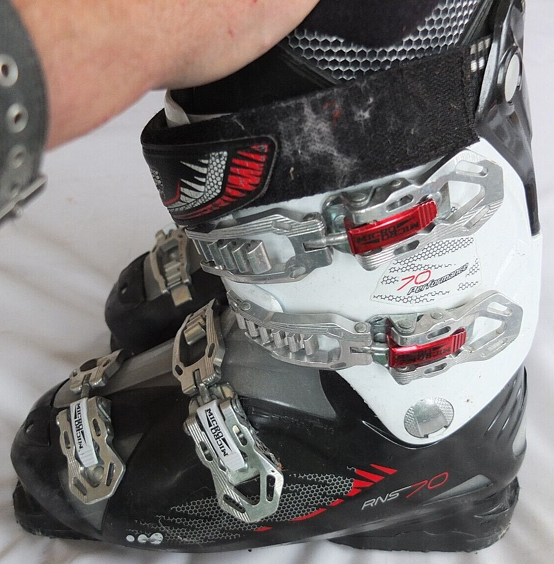 SALOMON WEDZE RNS70 Scarponi da sci Performance Easy Fit misura 315 mm UK FIT 8 5 9 (270 75)