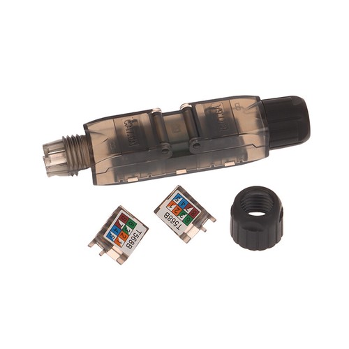 Tool-less Extension Connector Network Extender Junction Adapter Connection Box * - Photo 2/9