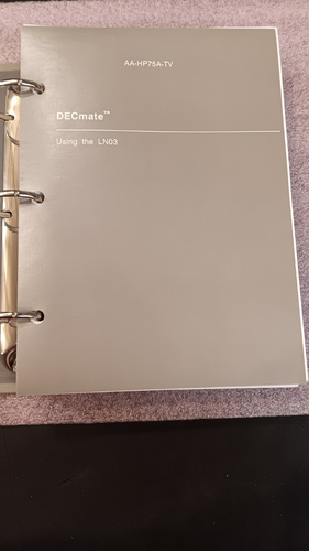 Vintage DEC Digital DECmate Word Processing Options User's Notebook - Picture 4 of 15