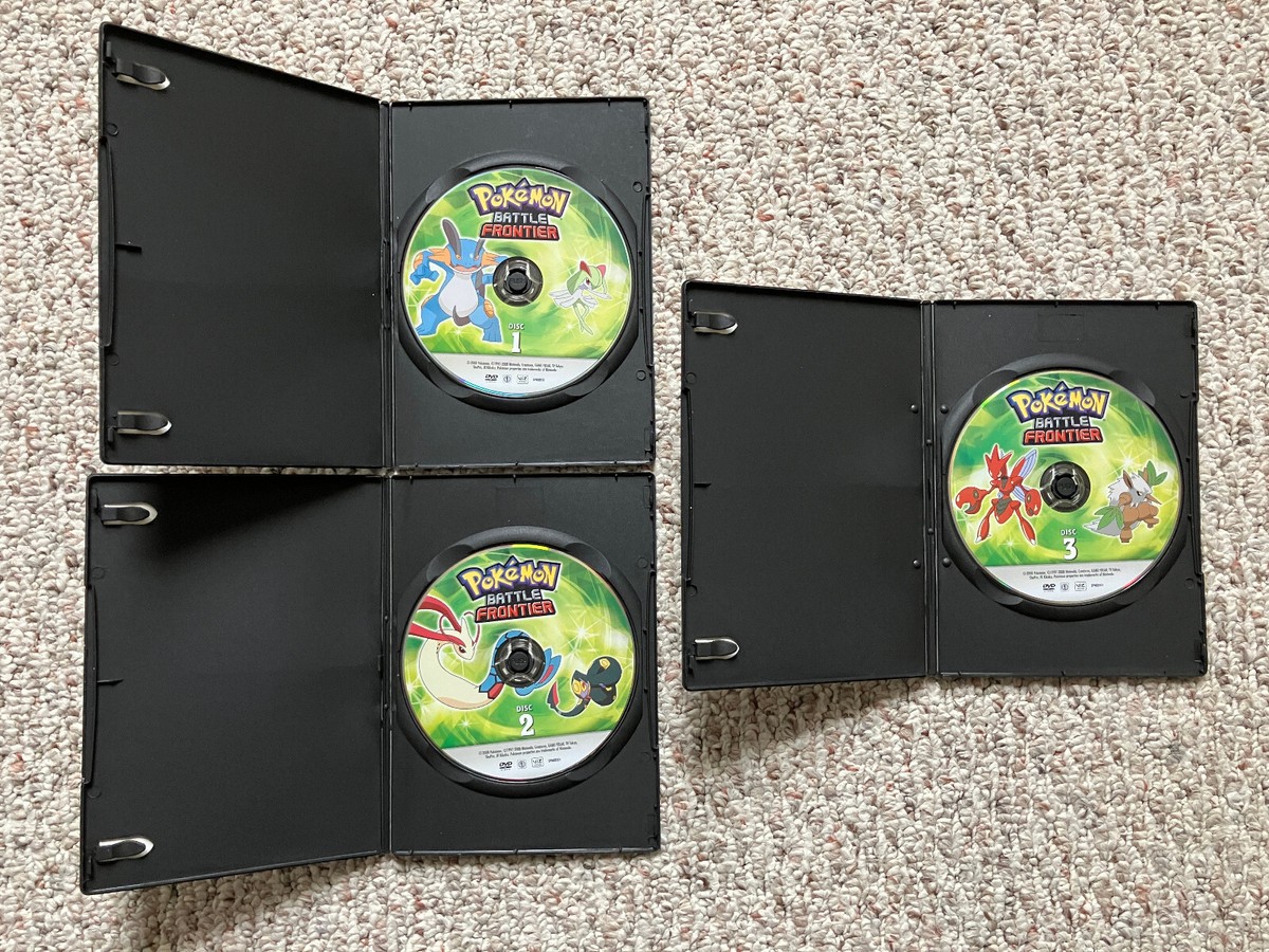 Pokemon: Battle Frontier - Volumes 1 and 2 DVD Dubbed Sets, Tested
