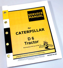 Service Manual For Caterpillar D6 D6C Crawler Tractor Dozer  74A1 Up 76A1 Up