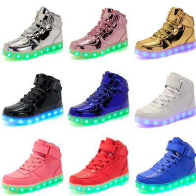 MARKENLOS LED Farbwechsel Turnschuhe Schuhe Sneaker Leuchtende Blinkschuhe