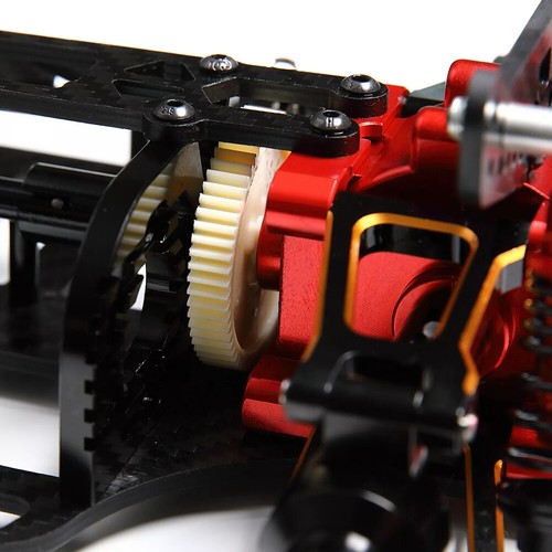 Aluminum Carbon Frame Chassis Upgrade Component for 1:10 TT01 Tamiya 1/10 RC Car - Picture 6 of 9