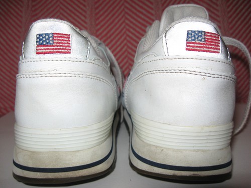 VINTAGE 1980'S US POLO ASSN 1890 SZ 7 RETRO 2 LEATHER SNEAKER TENNIS SHOE - Picture 9 of 9
