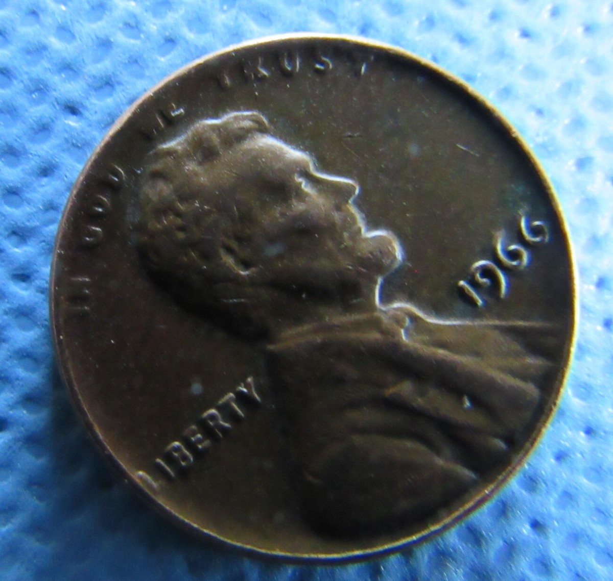 1966 Penny No Mint Mark ”L” Error On Rim | eBay