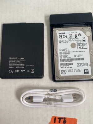 HGST 1TB 7200RPM SATA 6.0Gb/s HTS721010A9E630 Orico Enclosure USB3.0 7K1000-1000