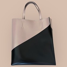 Marni Bi Color Leather North South Tote Bag, Retail $1450