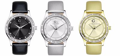 Campione Collections Modell Annamaria Damen Armbanduhr mit Strass