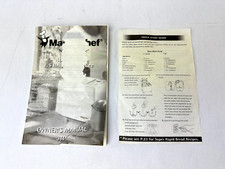 Magic Chef Model 310 Bread Maker Machine Inst...