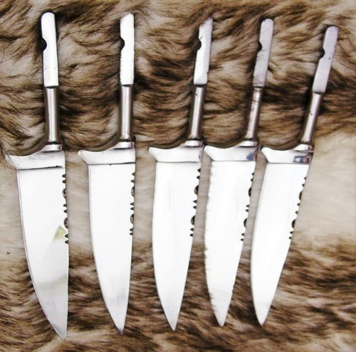 klinge jagd Nicker 5 stück Hand geschmiedetes 440A Kling 10 cm 4179 - Bild 2 von 10