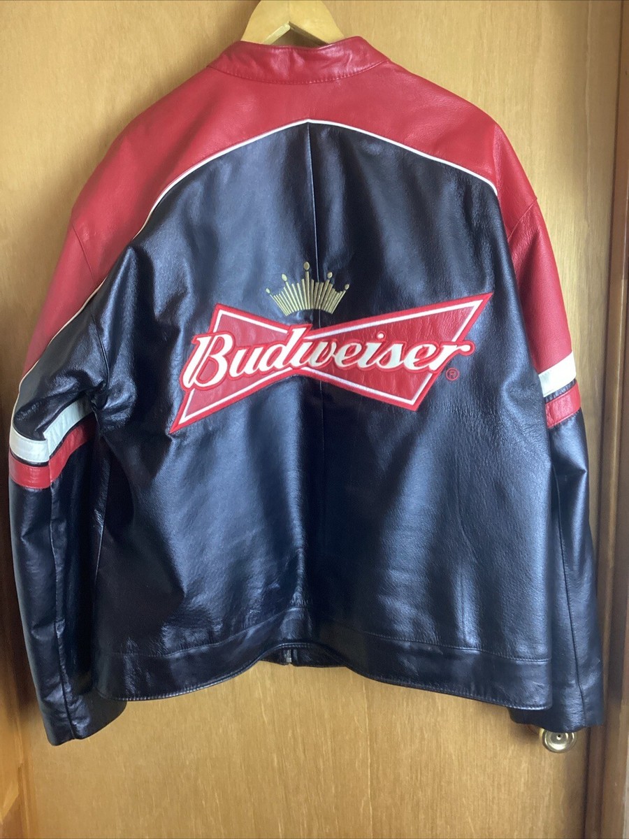 Vintage Dale Earnhardt Jr #8 Chase Wilsons Leather Budweiser
