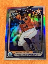 /499 Pascanel Ferreras 1st 2024 Bowman Chrome #BCP-240 REFRACTOR Houston Astros