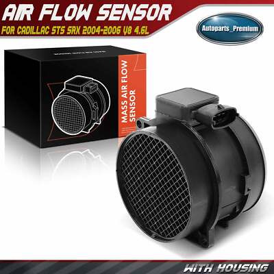 New Mass Air Flow Sensor w/ Housing for Cadillac STS SRX 2004 2005 2006 V8 4.6L