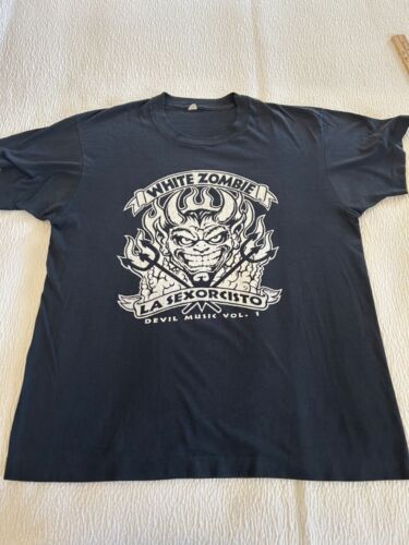 Vintage WHITE ZOMBIE La Sexorcisto - I Went To Hell Promo Shirt 1992
