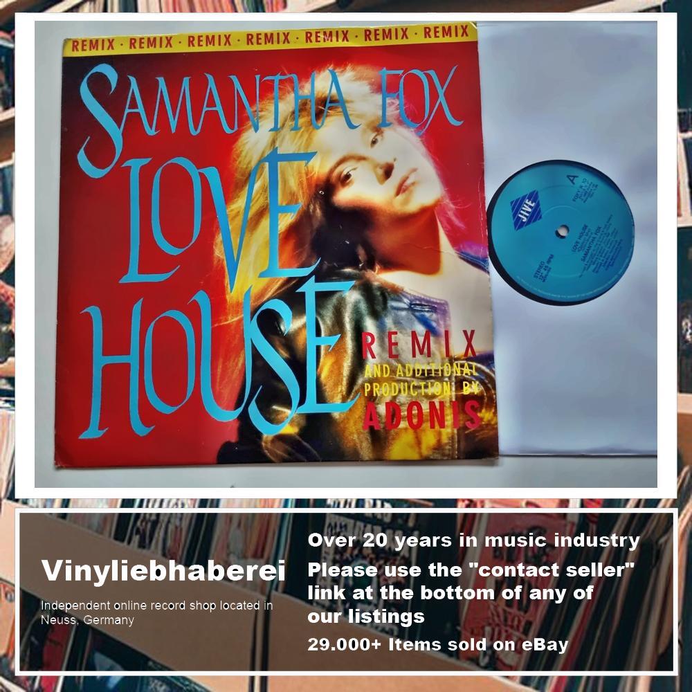Samantha Fox - Love House (Adonis Remix) 12'' Vinyl Maxi UK
