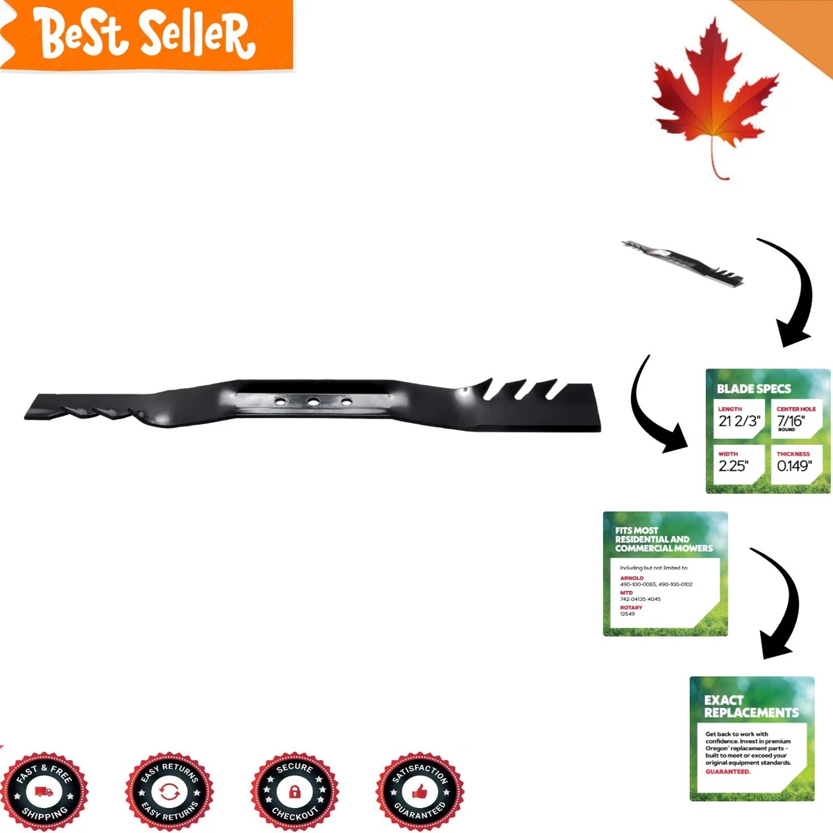 Toro lawn mower blade replacement online