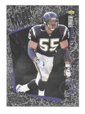 1996 Collector's Choice Football MVP Insert Junior Seau Chargers #M40 NRMT