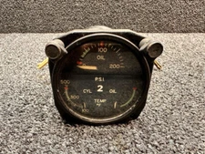 22-804-02 Garwin Engine Tri-Gauge Indicator (Lighted)