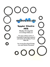 Spyder Electra ACS Paintball Marker O-ring Oring Kit x 4 rebuilds / kits
