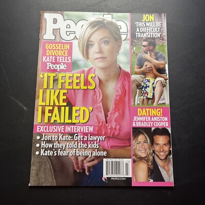 People Magazine Jul 6, 2009 - Gosselin Divorce - Exclusive Interview