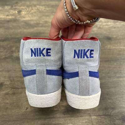2008 Nike SB Blazer Ice Blue Size 6.5 Chicago 310801-441‎ High Hi Sneakers Size 6.5 - Nike Blazer SB Ice Blue for sale online | eBay main image 2