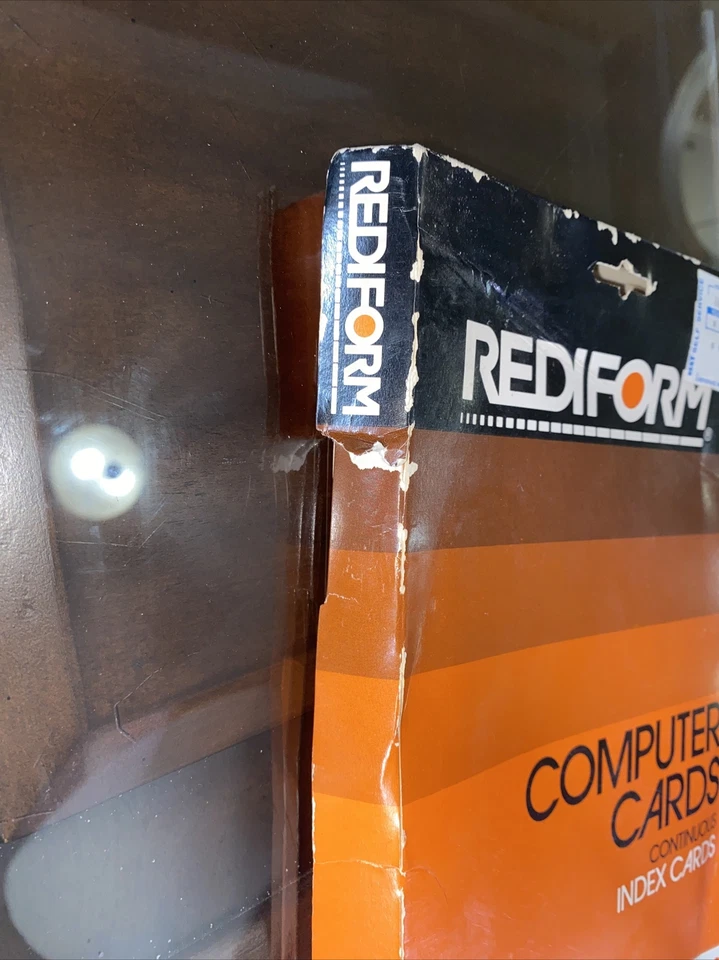 Tarjetas de índice continuo RediForm 250 1984 vintage 3 pulgadas x 6-1/2 pulgadas  Foto 3 de 4