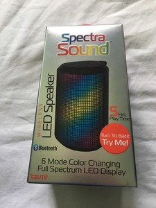 tzumi spectra sound bluetooth speaker