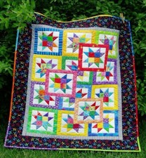 Layered Stars Crib/Twin Quilt Pattern NEW Scrappy Baby Easy 407