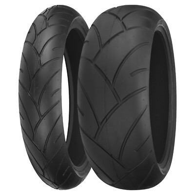 [120/60ZR17 200/50ZR17] Shinko 005 Advance Motorcycle Tire Set