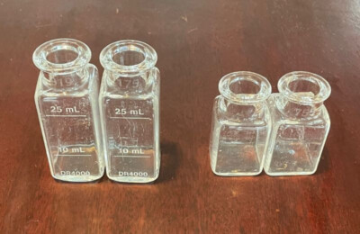 HACH Glas- Küvetten 1 Zoll quadratisch für DR 2000/ DR 2010 Spektrophotometer