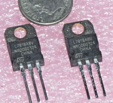 2 L7818 ABV 18V 1.5 A AMP ULTRA FIXED POSITIVE LINEAR VOLTAGE REGULATOR TO-220