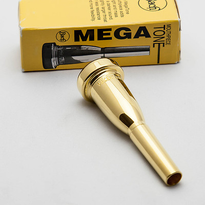 Bach Megatone 3C 24K Gold Trumpet Mouthpiece NEW! | eBay