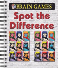 Brain Games Spot the Difference - Spiral-bound - GOOD