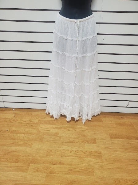 Zury 100% Cotton Full Length Skirt