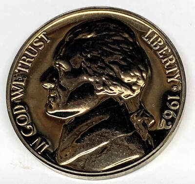 C9078 U.S. JEFFERSON NICKEL COIN, 1962 Proof | eBay