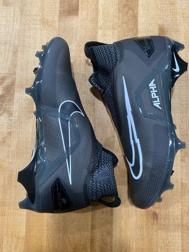 Nike Alpha Menace Elite 3 Football Cleats Men's Sz 9 Black CT6648-010 - Picture 4 of 5