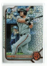 DIEGO RINCONES #BCP-65 1ST 2022 BOWMAN CHROME GIANTS MOJO