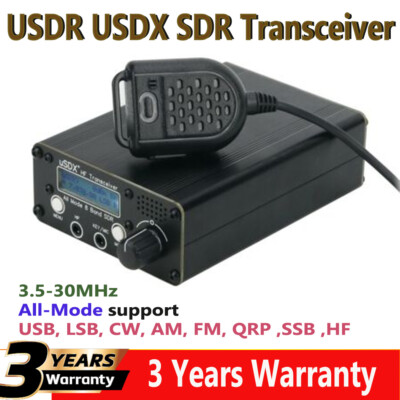 USDR USDX SDR Transceiver All Mode 8 Band HF Ham Radio QRP SSB CW Transceiver