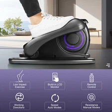 Under Desk Elliptical Pedal Exerciser Seated Compact Exercise Equipment for Home