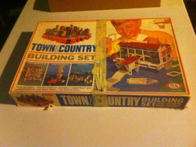 Ideal Town and Country Building Set - Vintage from 1960s 