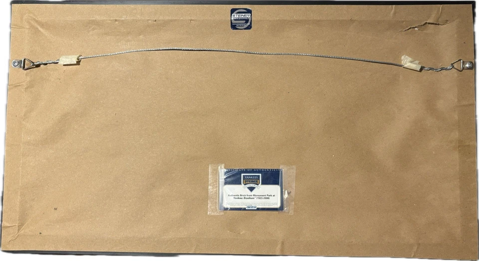 Don Mattingly Yankees Collage Framed Monument Park Brick MLB Steiner Sticker COA - Image 2 of 4