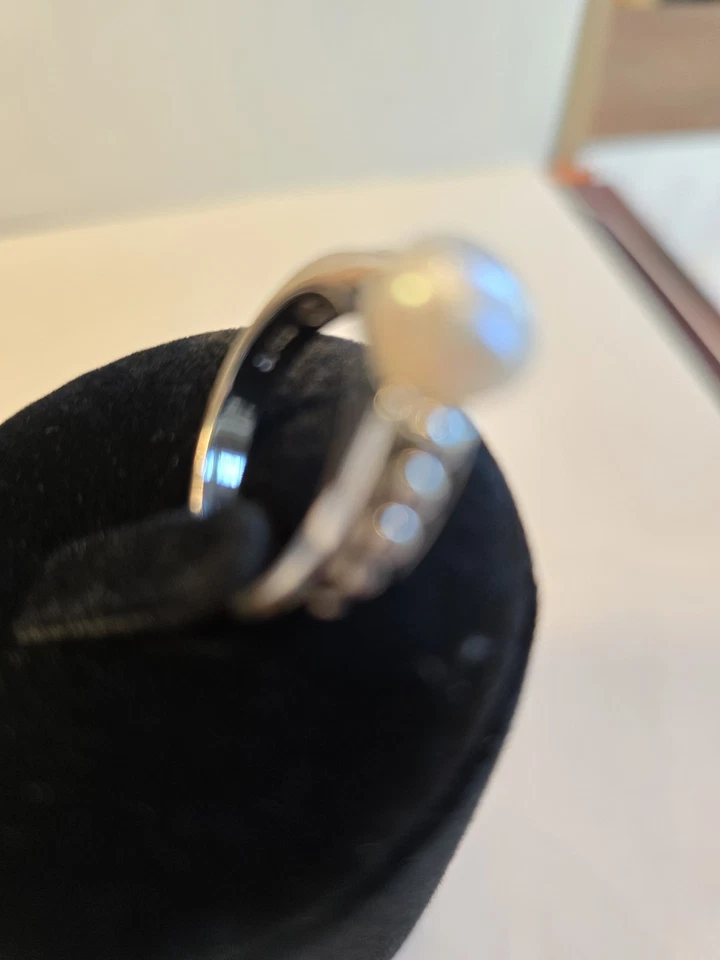 HONORA FRESHWATER 珍珠纯银戒指 ■ 8 码 — 第 4/4 张图片