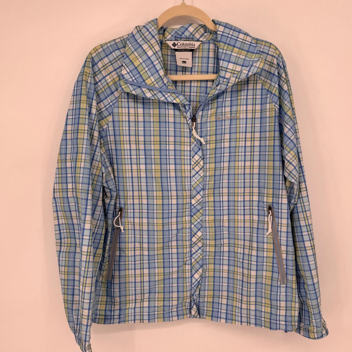 Columbia Plaid Windbreaker Coats, Jackets & Vests for Women for