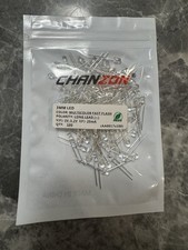 100 pcs 3mm White LED Diode Lights DC 3V 20mA