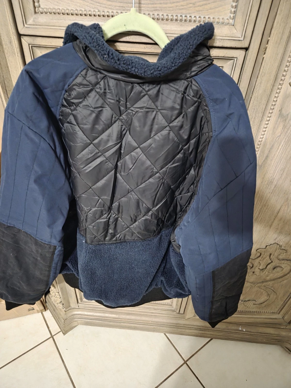 Bass Outdoor Men's Mixed-Media Full-Zip Bomber Jacket - Caviar-Medium - product detail image 4