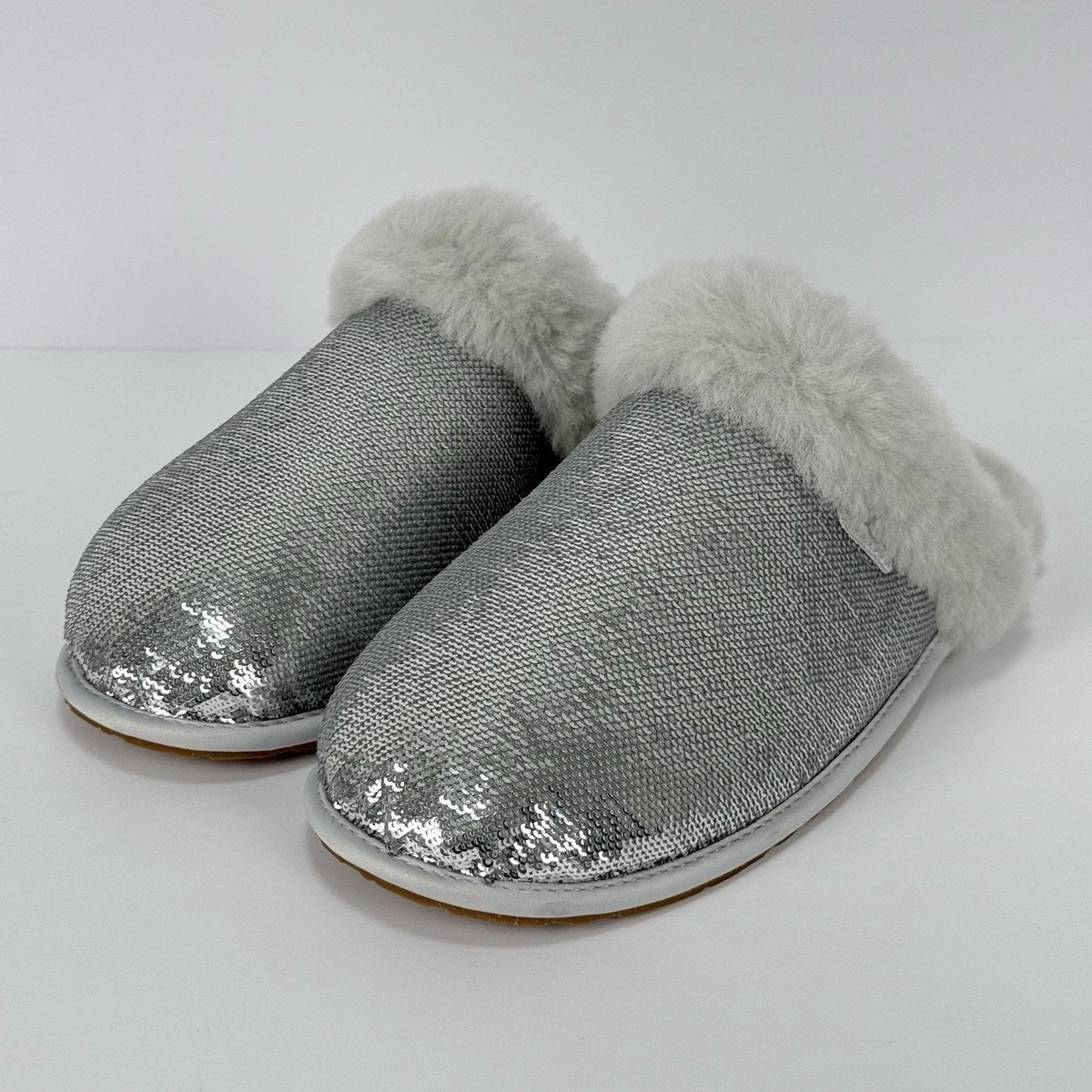 UGG Scuffette Silver Slippers for Women for sale | eBay